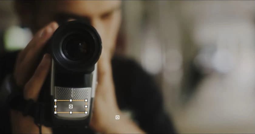 직접 그린 영역의 자동 추적 결과와 보정 지점을 확인하는 영상 Studio 화면
