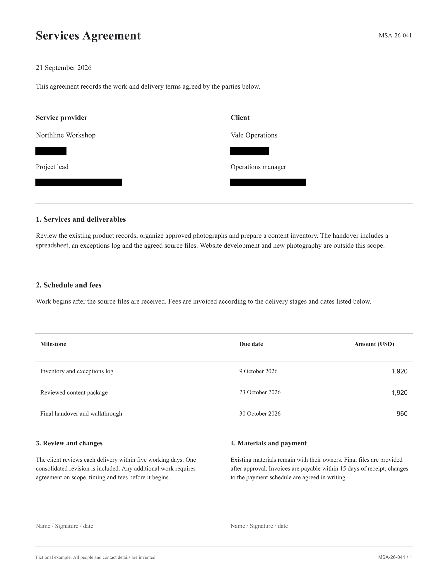 Studio sample reviewing personal information hidden in a PDF