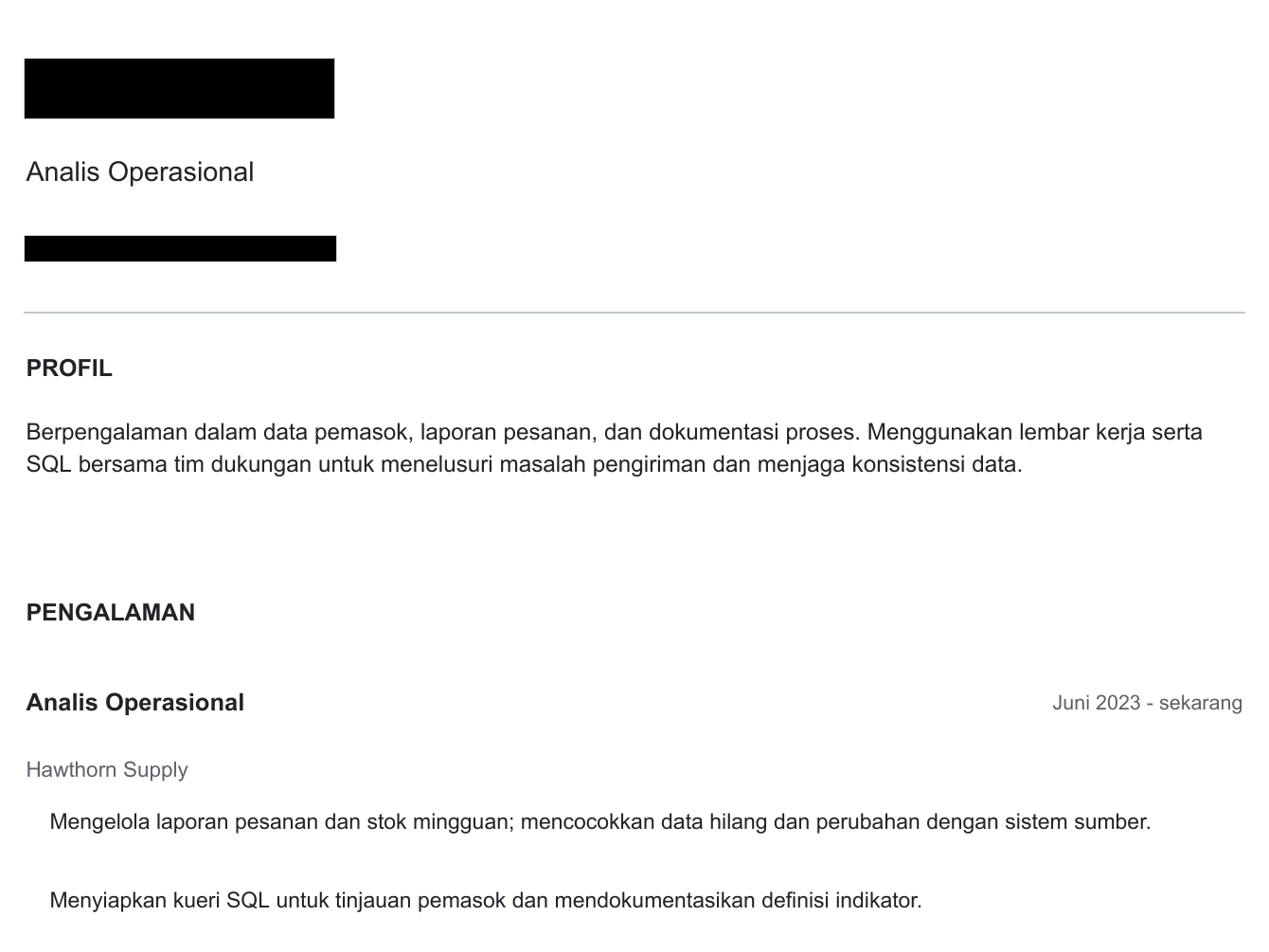 Temukan informasi pribadi secara otomatis