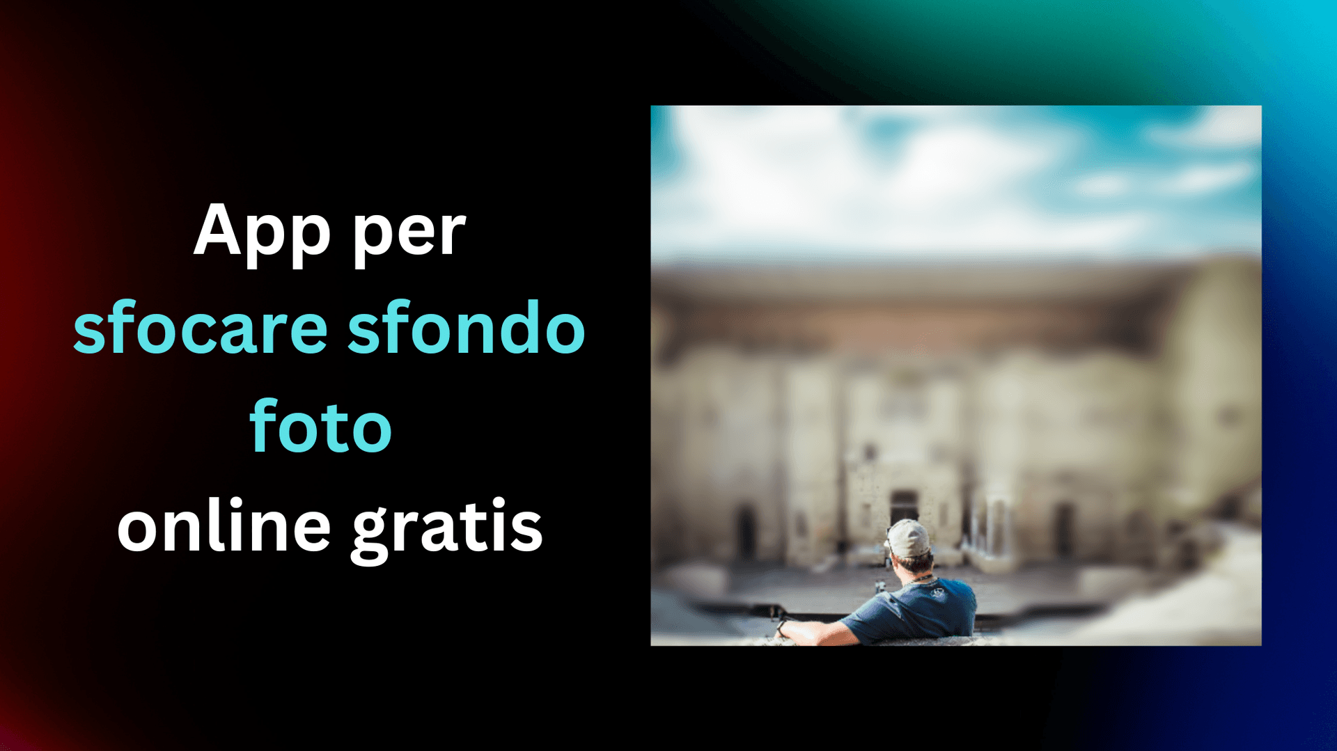 5 Migliori App per Sfocare Sfondo Foto Online Gratis 2026 (iPhone, Android)