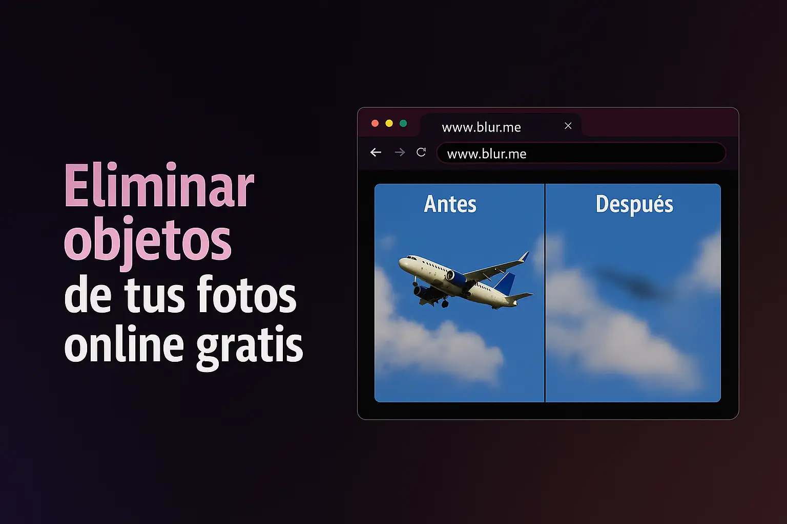 Eliminar objetos de tus fotos online gratis