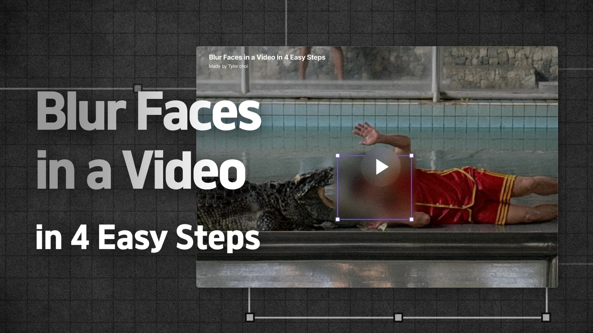 Blur Faces in a Video in 4 Easy Steps