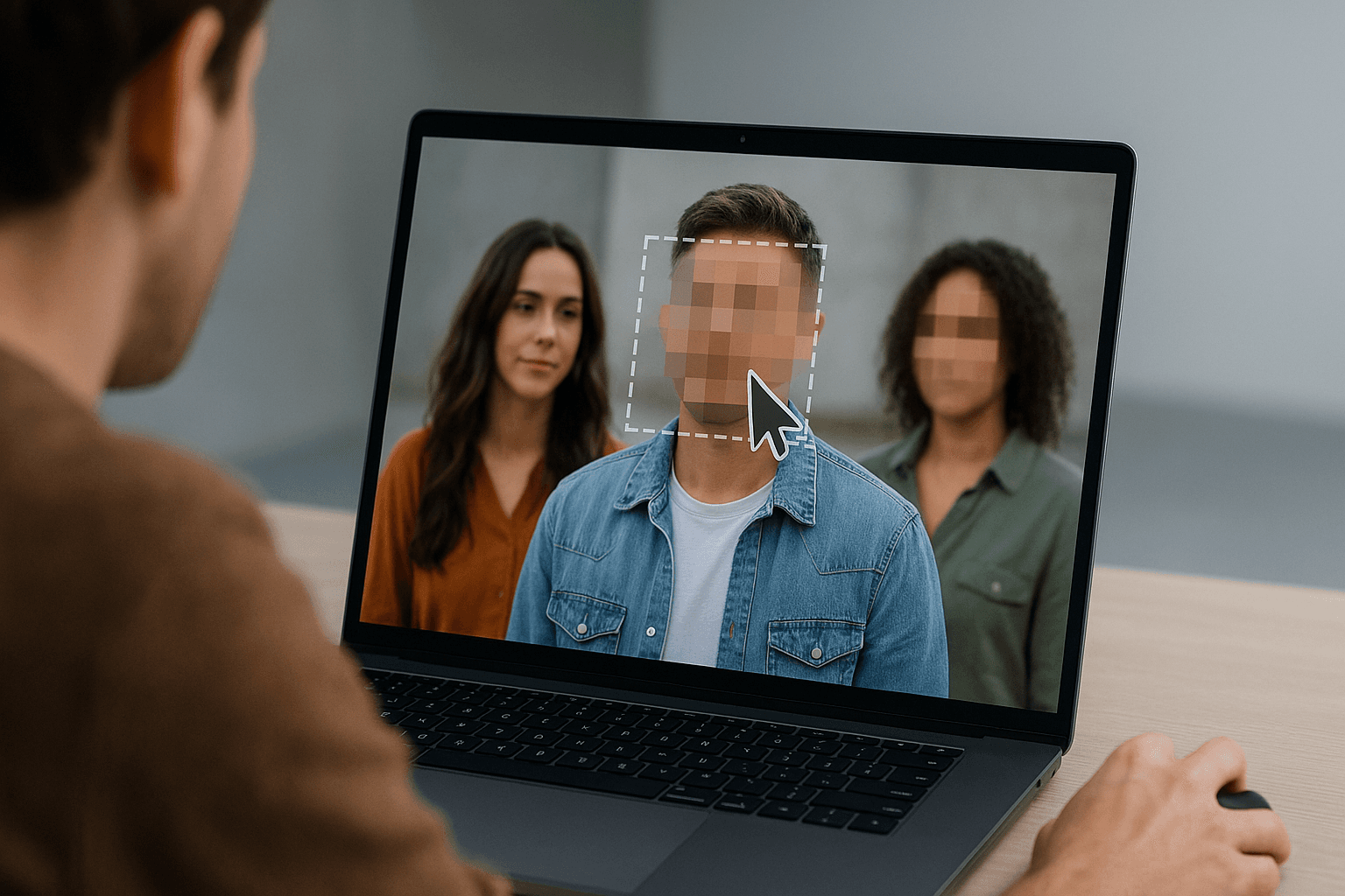 Censurer une photo en ligne