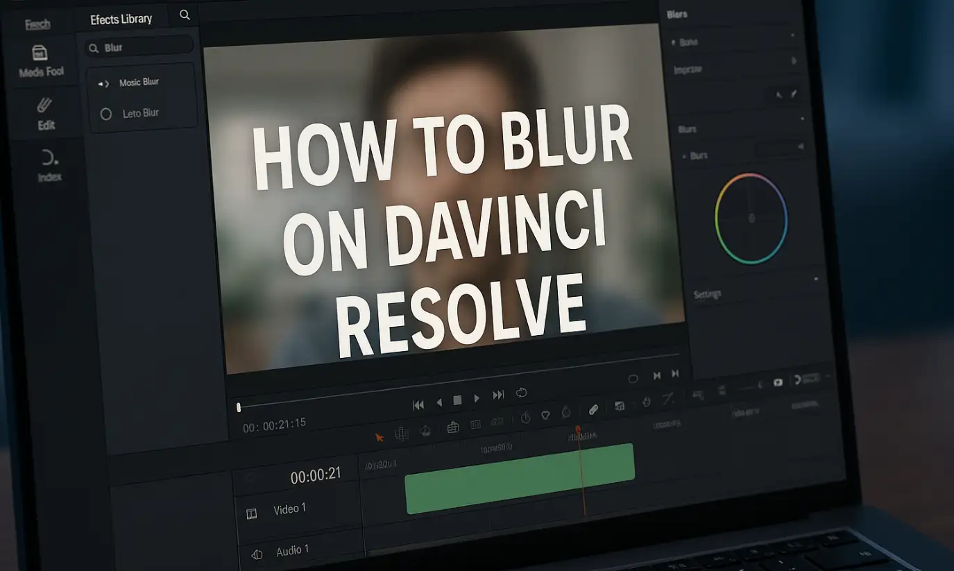 DaVinci Resolveでぼかす方法(ステップバイステップのチュートリアル)