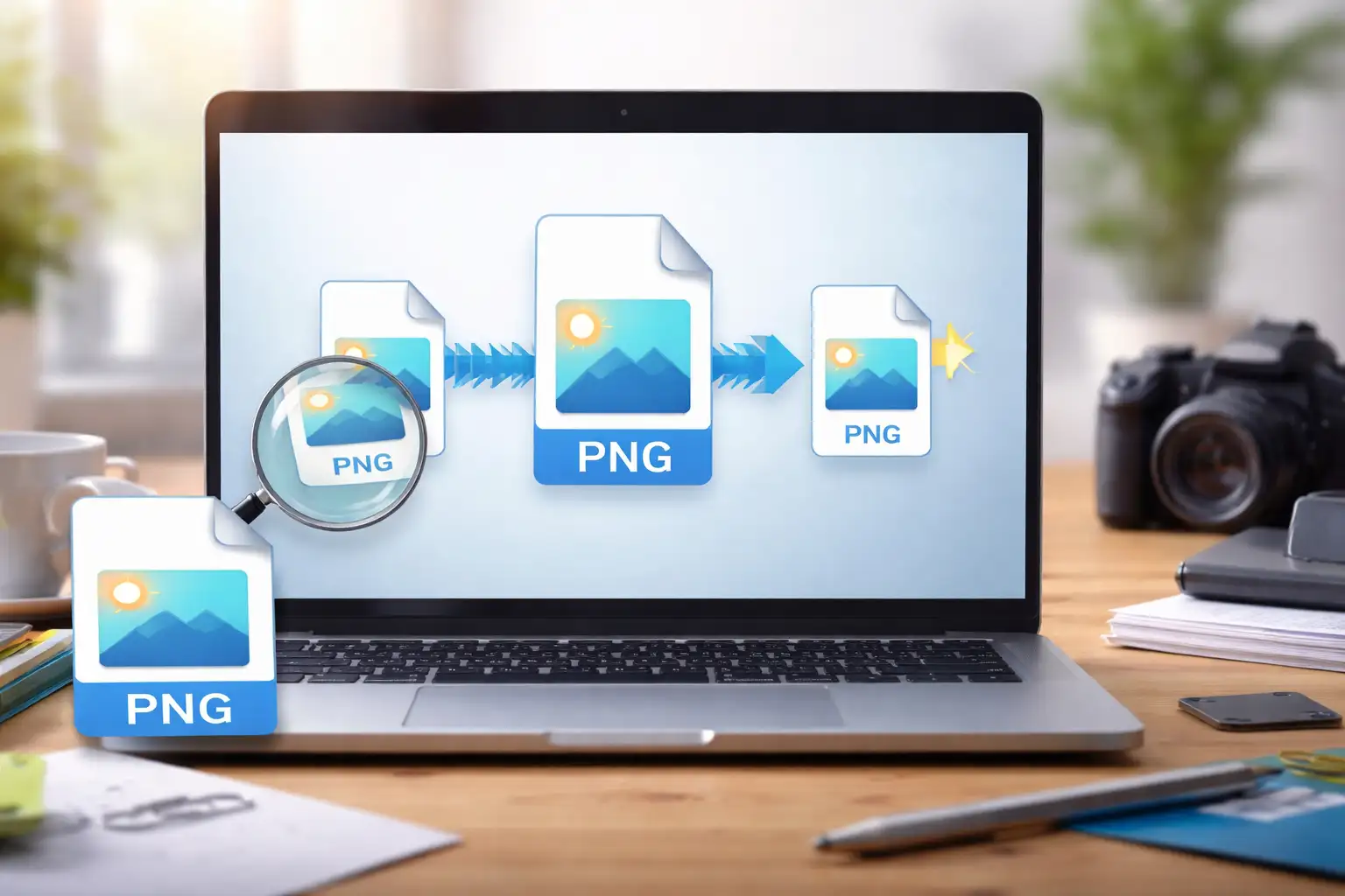 Come comprimere le immagini PNG online senza perdere qualità