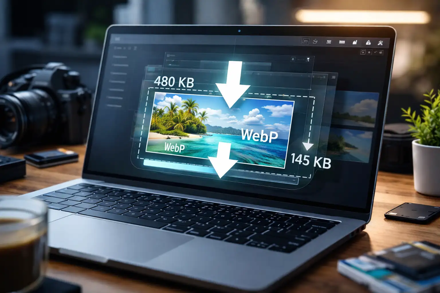 Wie man WEBP-Bilder kostenlos online komprimiert (Bester WEBP-Kompressor im Jahr 2025)