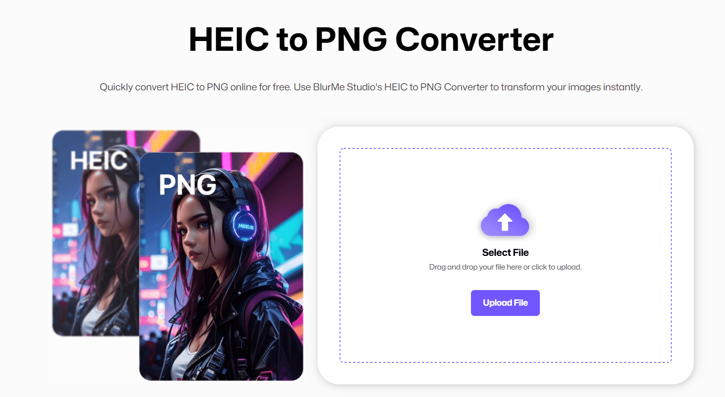 HEIC-zu-PNG-Konverter-Startseite