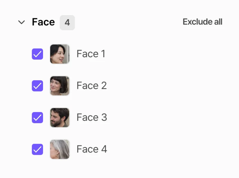 Faces detected in a PDF — BlurMe Studio
