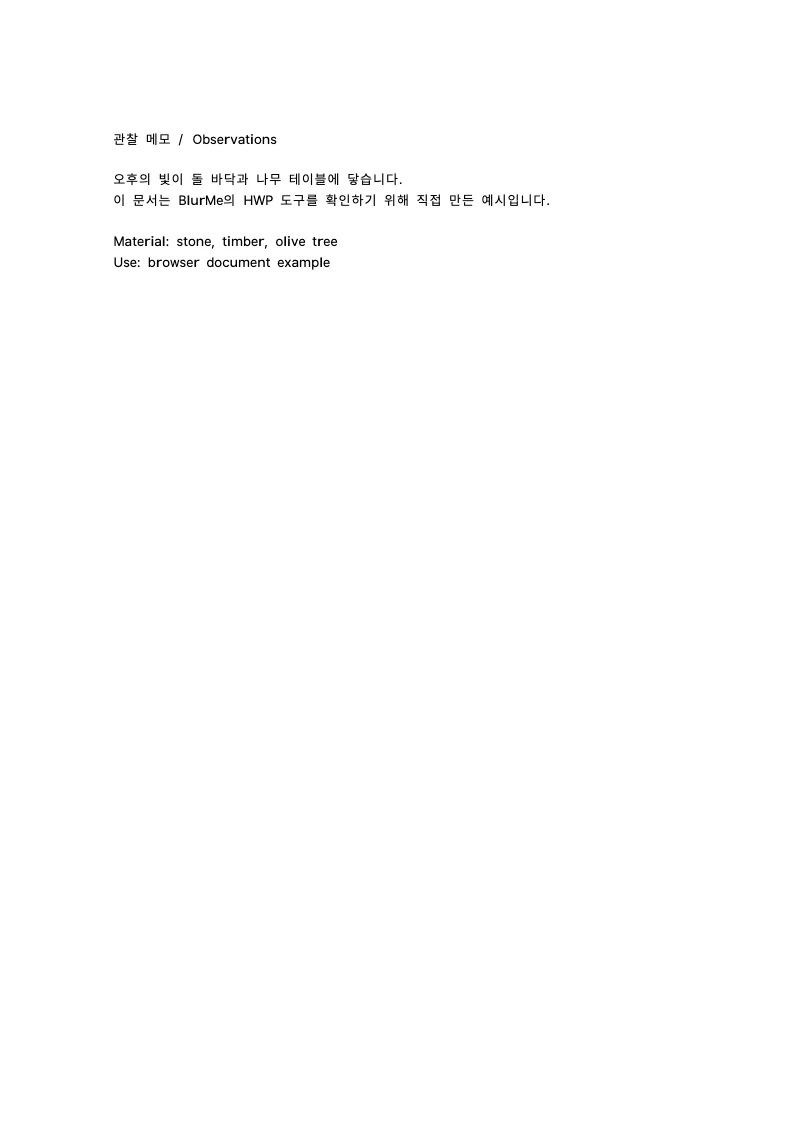 결과 예시: HWP 뷰어 (결과 2)